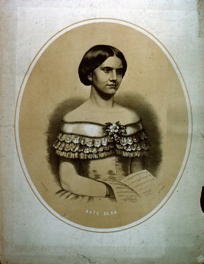 Kate Dean with Norma song book by American School